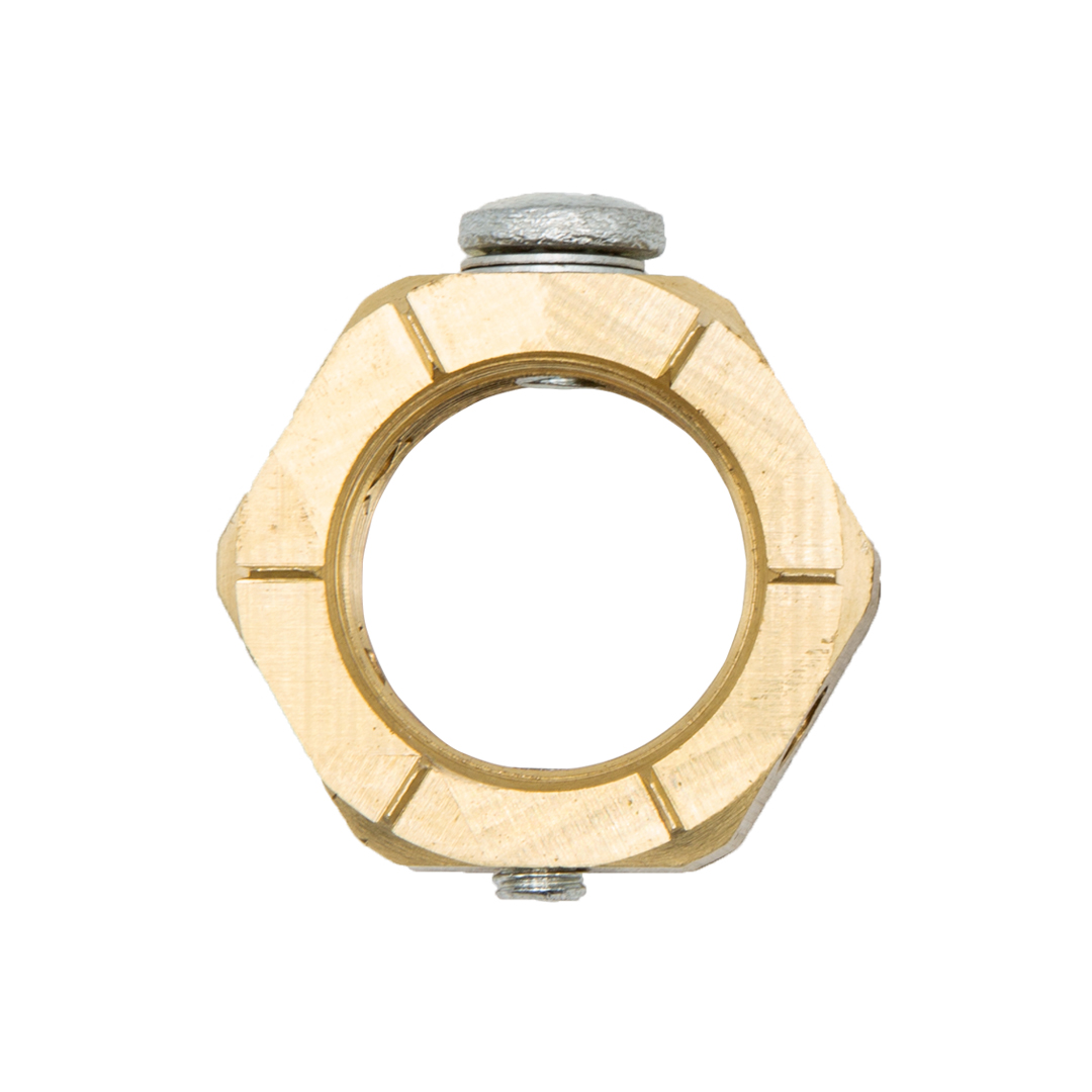 Wiska M25 Brass Earthing Nuts (Pack of 4)