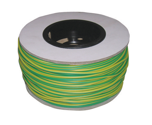 Greenbrook 4mm PVC Green & Yellow Sleeving (100m Reel)