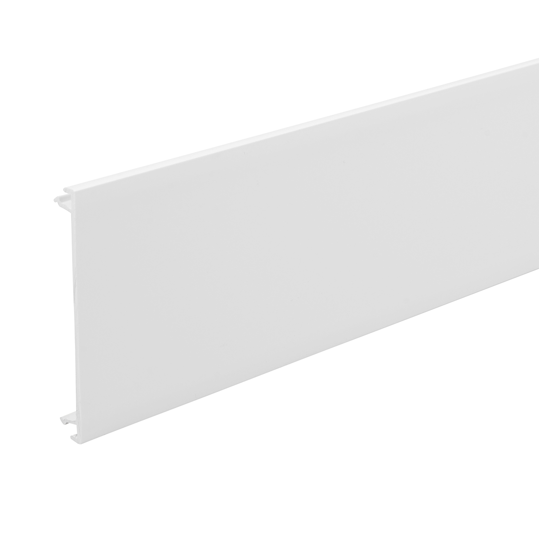 Marshall Tufflex Sterling Curve 167 x 50mm Dado Trunking Compartment Cover White (3m Length)