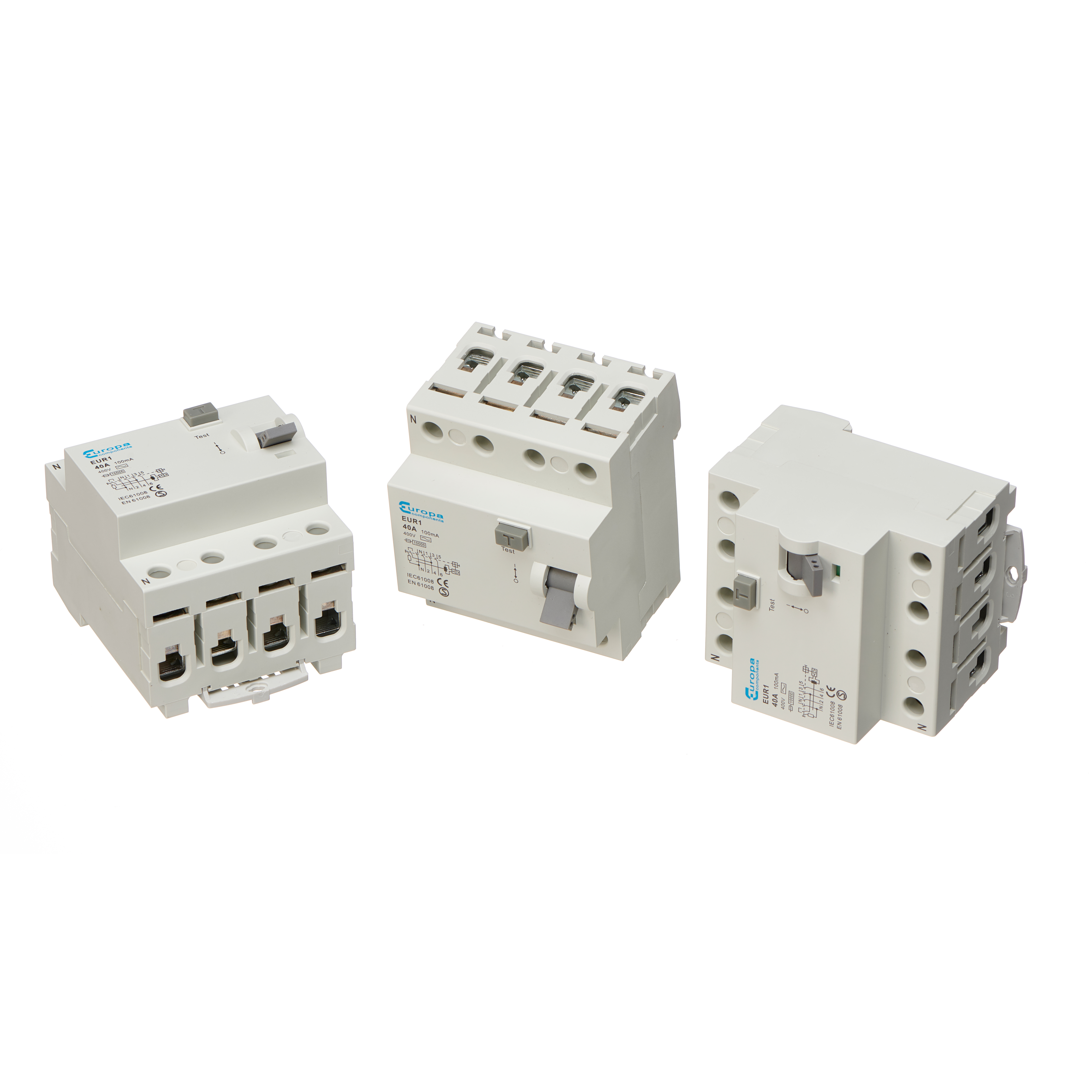 Europa 25A 4P 100mA Type A RCD