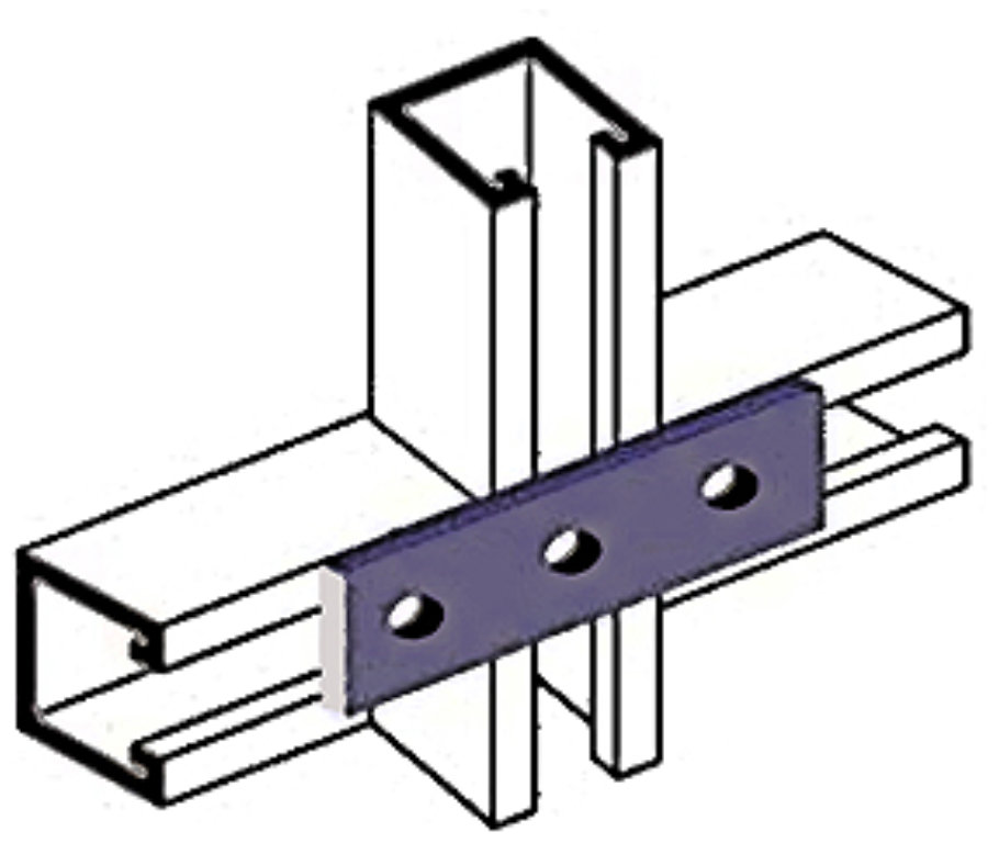 CSS 3 Hole Flat Plate