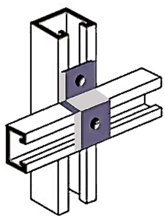 CSS 41mm x 21mm 2 Hole Z Bracket