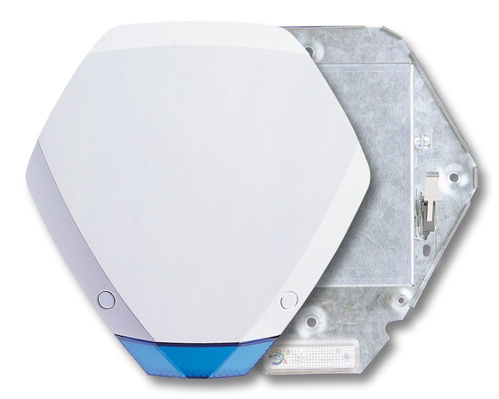 Texecom Premier Odyssey 3E External Sounder White with Blue Lens