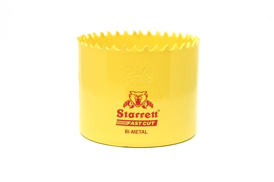 Starrett Fast Cut Bi Metal Holesaw 57mm