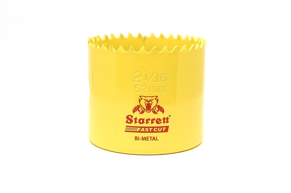 Starrett Fast Cut Bi Metal Holesaw 52mm