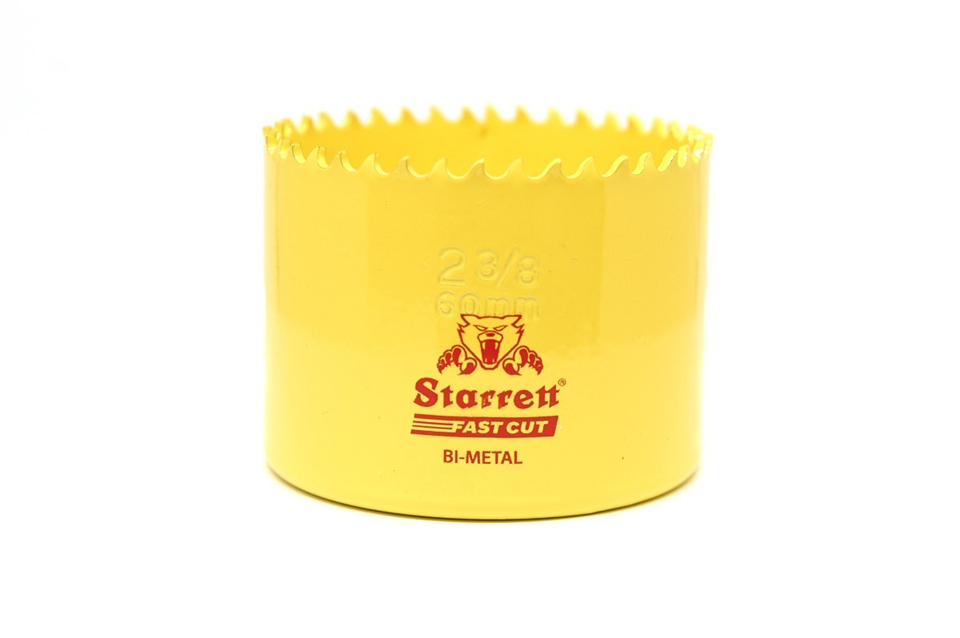 Starrett Fast Cut Bi Metal Holesaw 60mm