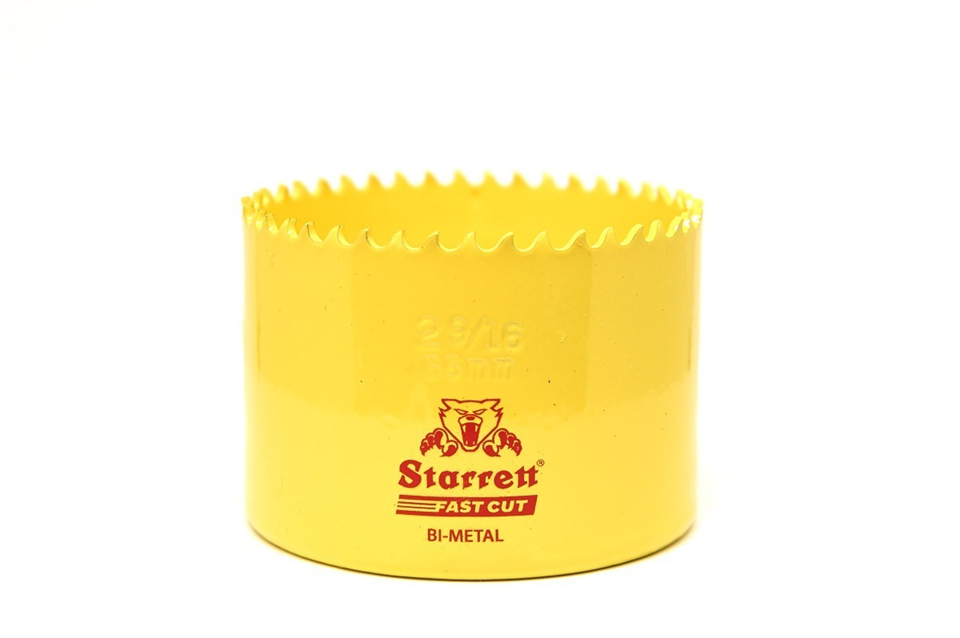 Starrett Fast Cut Bi Metal Holesaw 65mm