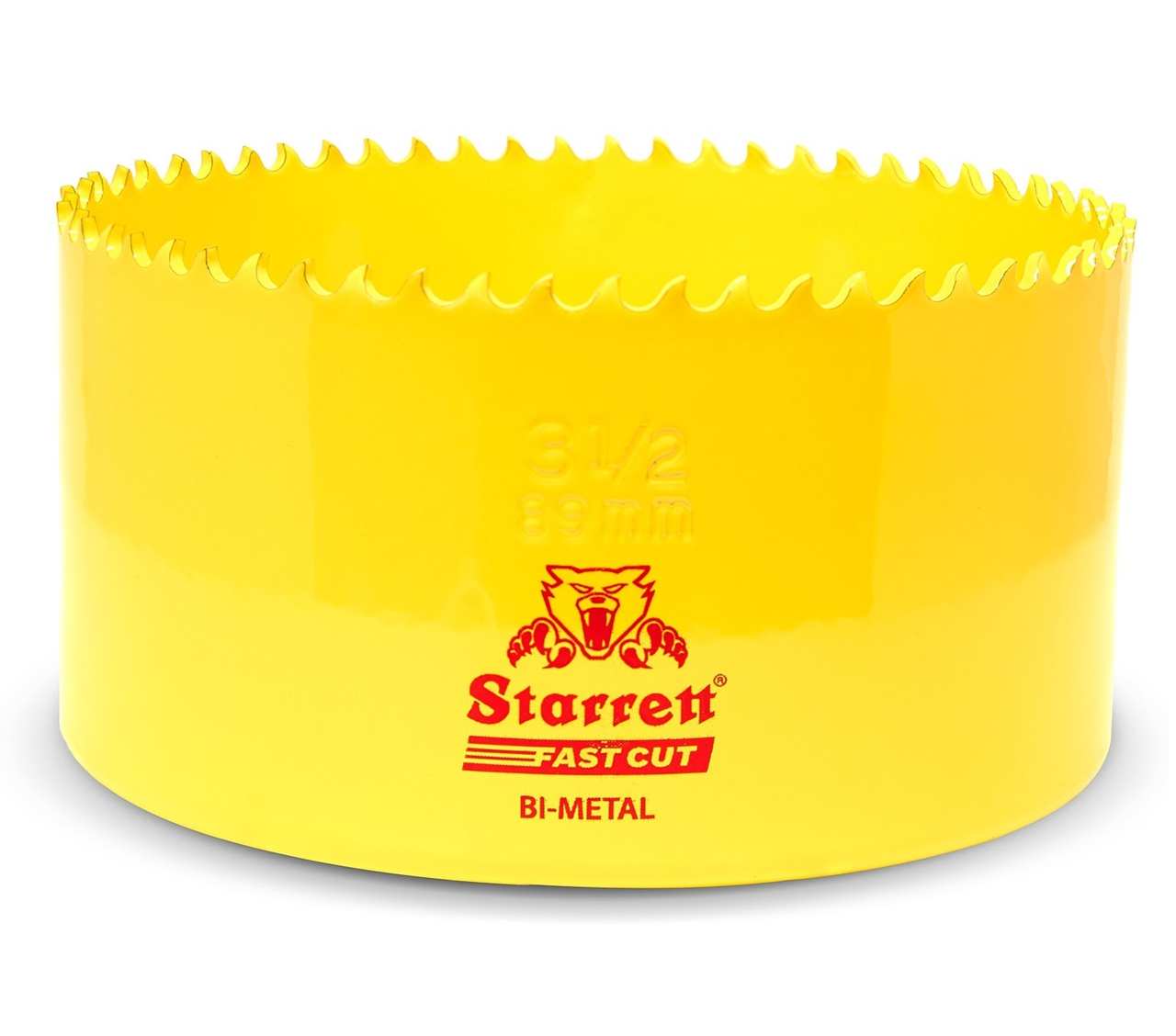 Starrett Fast Cut Bi Metal Holesaw 89mm
