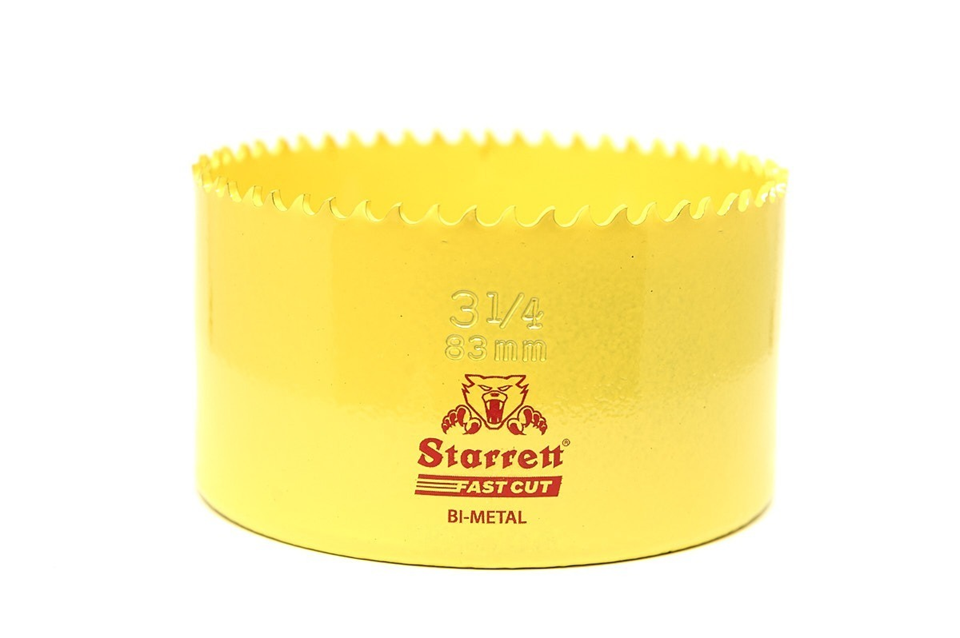 Starrett Fast Cut Bi Metal Holesaw 83mm