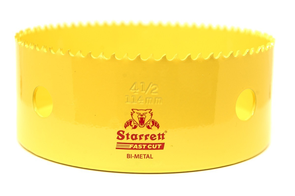 Starrett Fast Cut Bi Metal Holesaw 114mm
