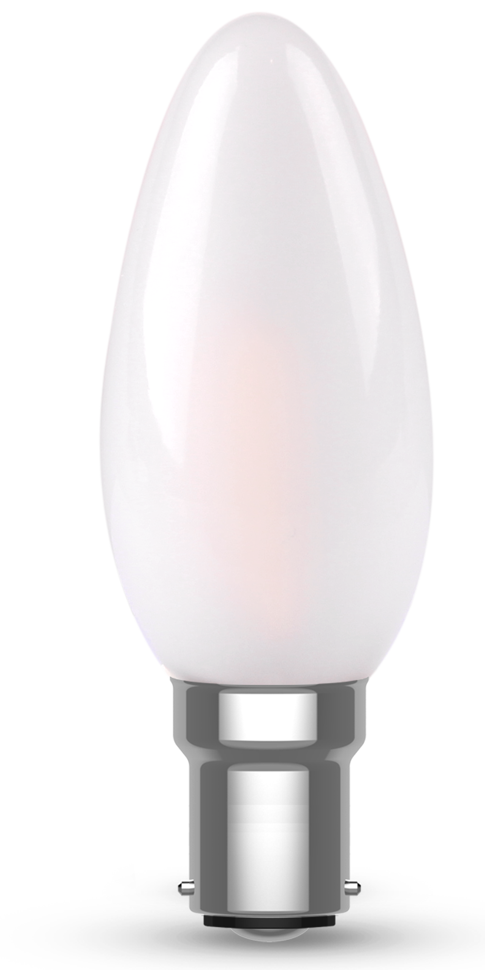 Kosnic 450lm 4.2W B15 Frosted Filament Candle Lamp 2700K