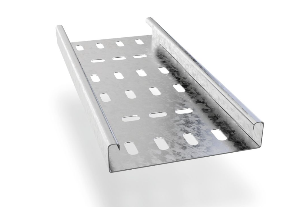 Trench (HDG) 50mm Medium Duty Cable Tray Hot Dipped Galv (3m Length)
