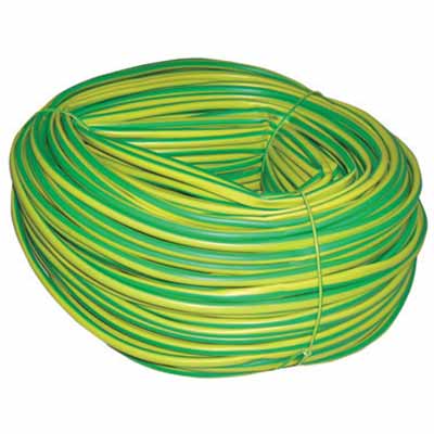 Greenbrook 6mm PVC Green & Yellow Sleeving (100m)