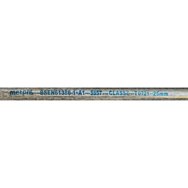 Conlok 25mm Galvanised Conduit (3m Length)