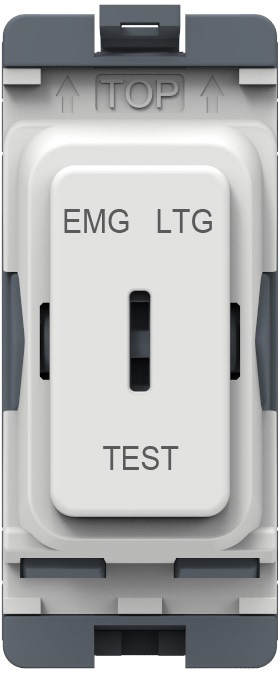 Thrion 20A SP Emergency Test Key Switch Module White