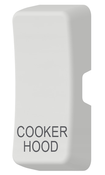 Thrion White Rocker Engraved Cooker Hood