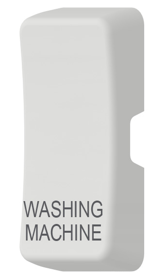 Thrion White Rocker Engraved Washing Machine