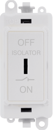 Click GridPro 10A 3 Pole Fan Isolation Module Polar White