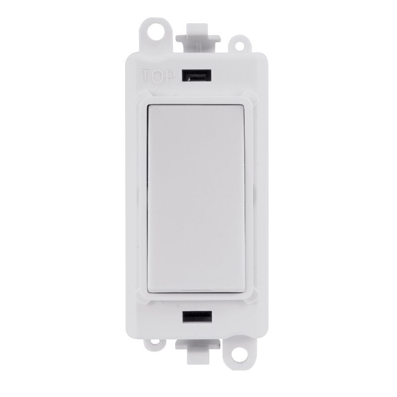 Click GridPro 20A 2 Way Switch Module Polar White