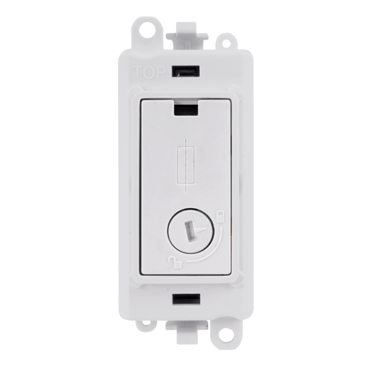 Click GridPro 13A Lockable Fuse Module White