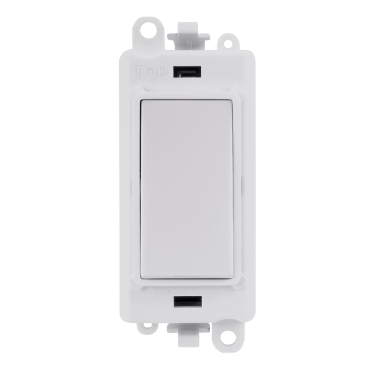 Click GridPro 20A 3 Position Switch Module Polar White