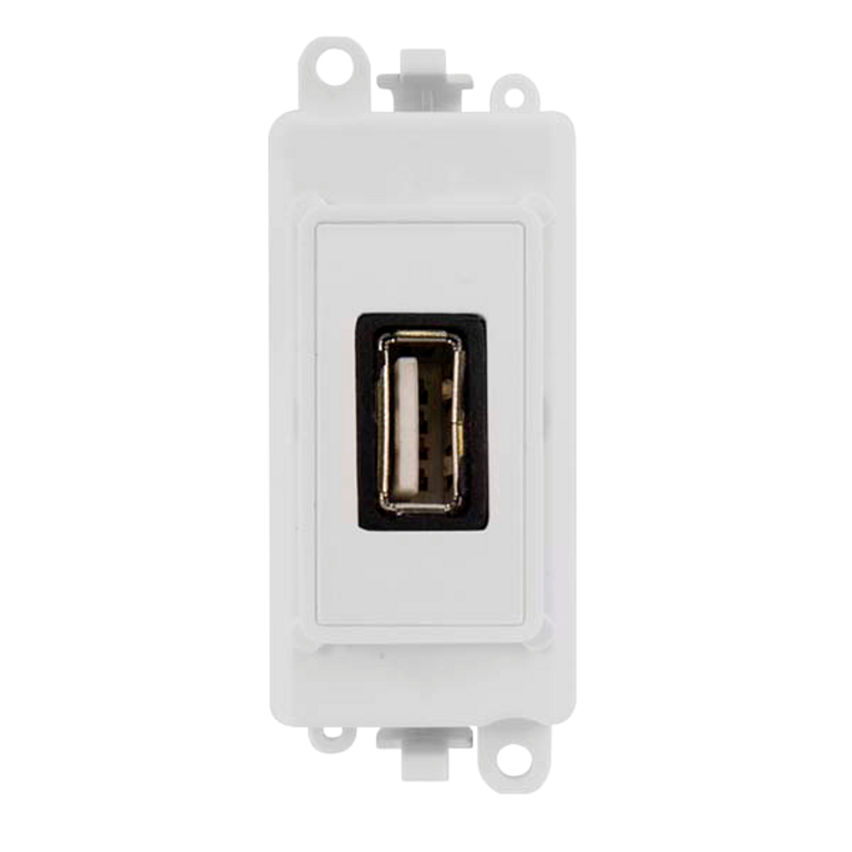 Click GridPro USB Throughput Module White