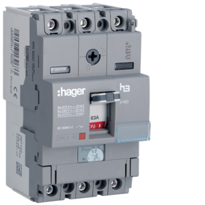 Hager 63A TP 18kA MCCB