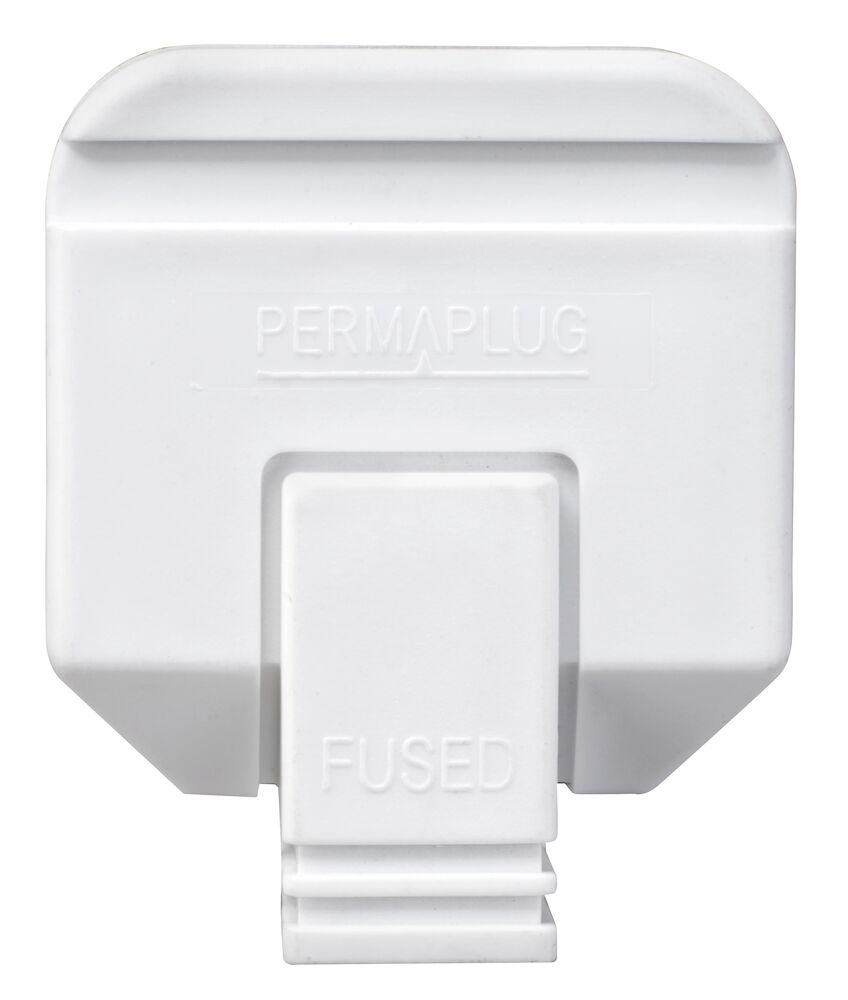 BG 13A Rubber Heavy Duty Plug White