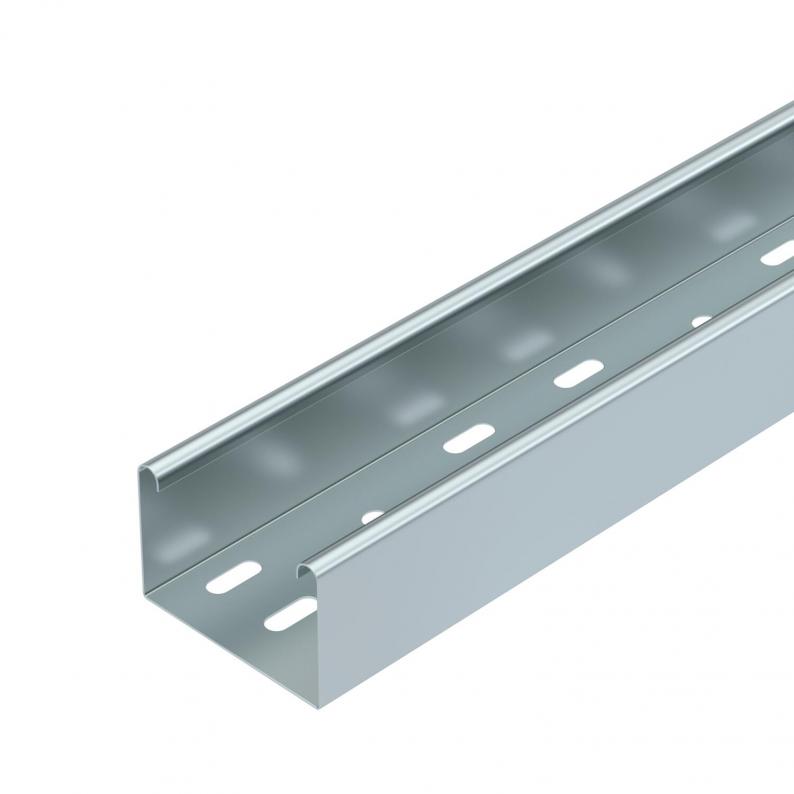 Trench Heavy Duty 75mm Cable Tray 50mm Return Flange - Pre Galvanised (3m Length)