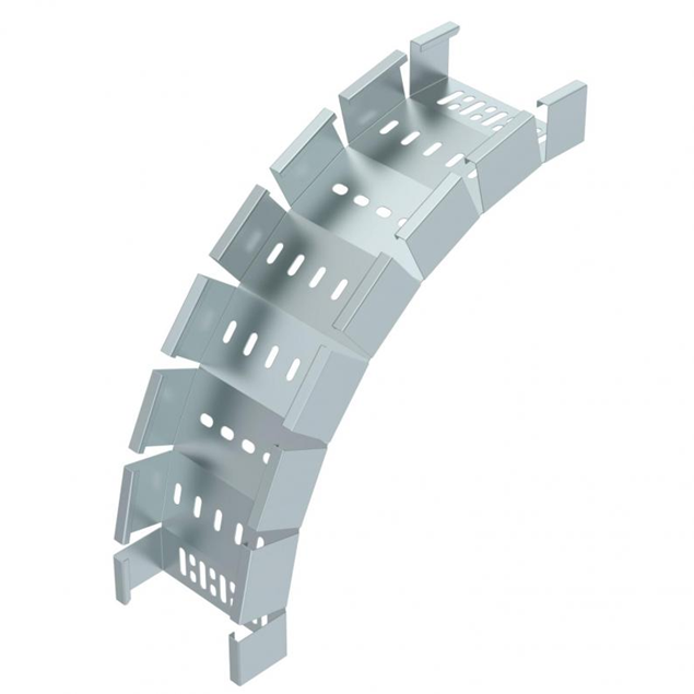 Trench Heavy Duty 150mm External Bend 50mm Return Flange - Pre Galvanised