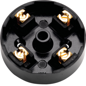 Hager 20A 4 Terminal Junction Box With Knockouts Brown