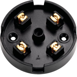 Hager 20A 4 Terminal Junction Box With Selective Entry Brown