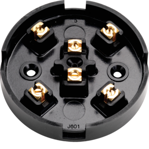 Hager 20A 6 Terminal Junction Box With Selective Entry Brown