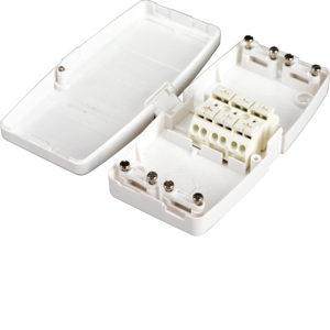 Hager 30A 3 Terminal Maintenance Free Junction Box White
