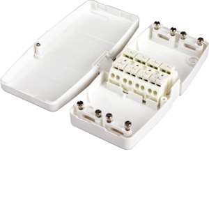 Hager 20A 4 Terminal Maintenance Free Junction Box White