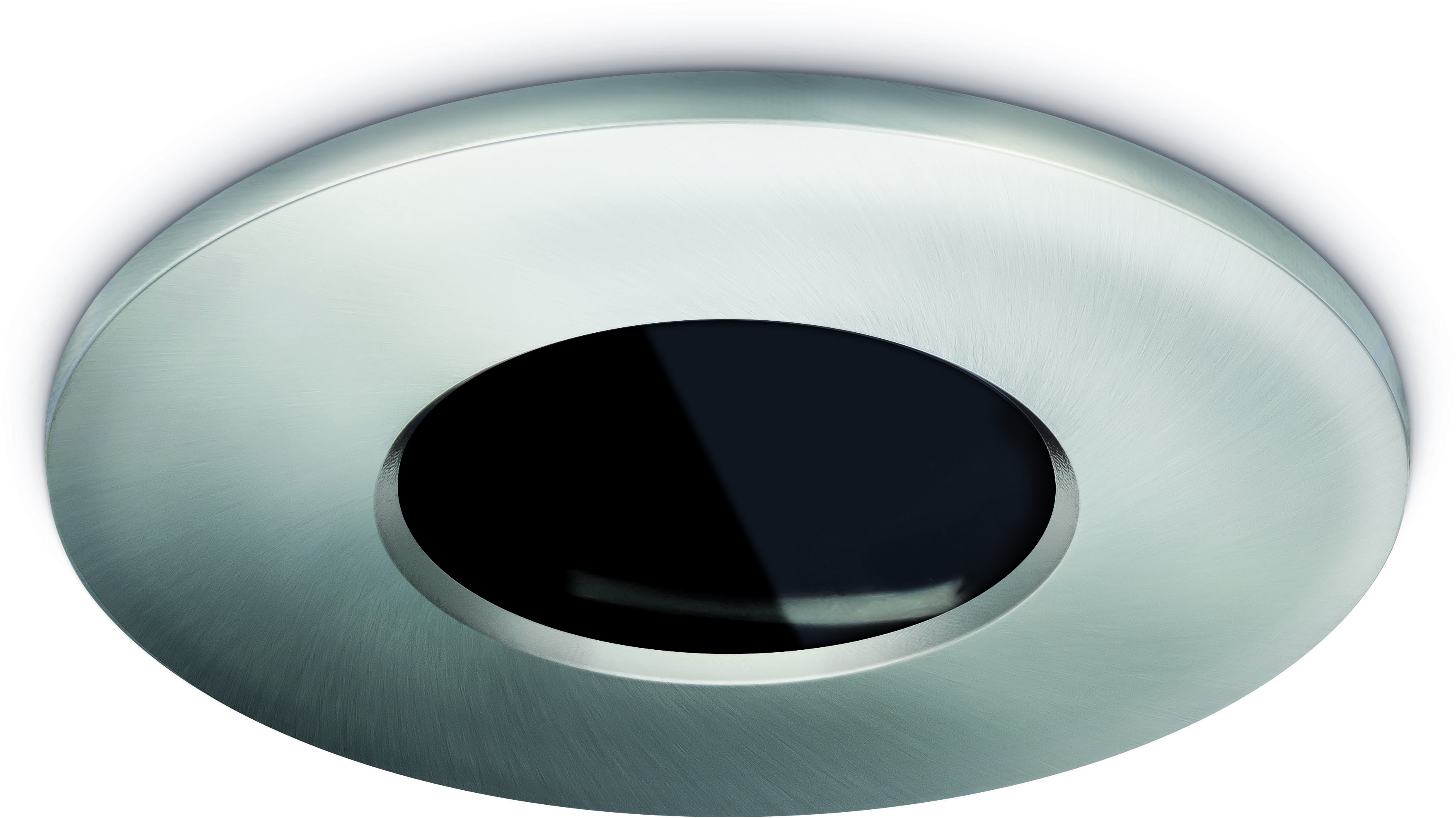 JCC Fireguard Next Generation IP65 Fire Rated Downlight Bezel Brushed Nickel