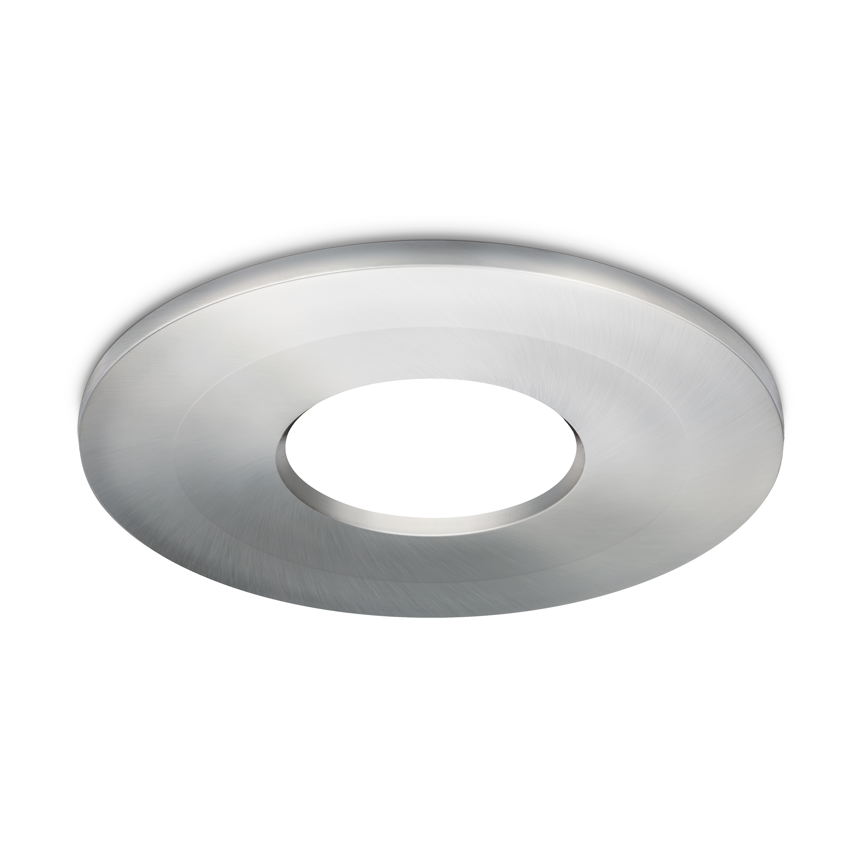 JCC FireGuard Next Gen XL IP20 100mm Concealer Ring Brushed Nickel (to be used with JC10023/NB)