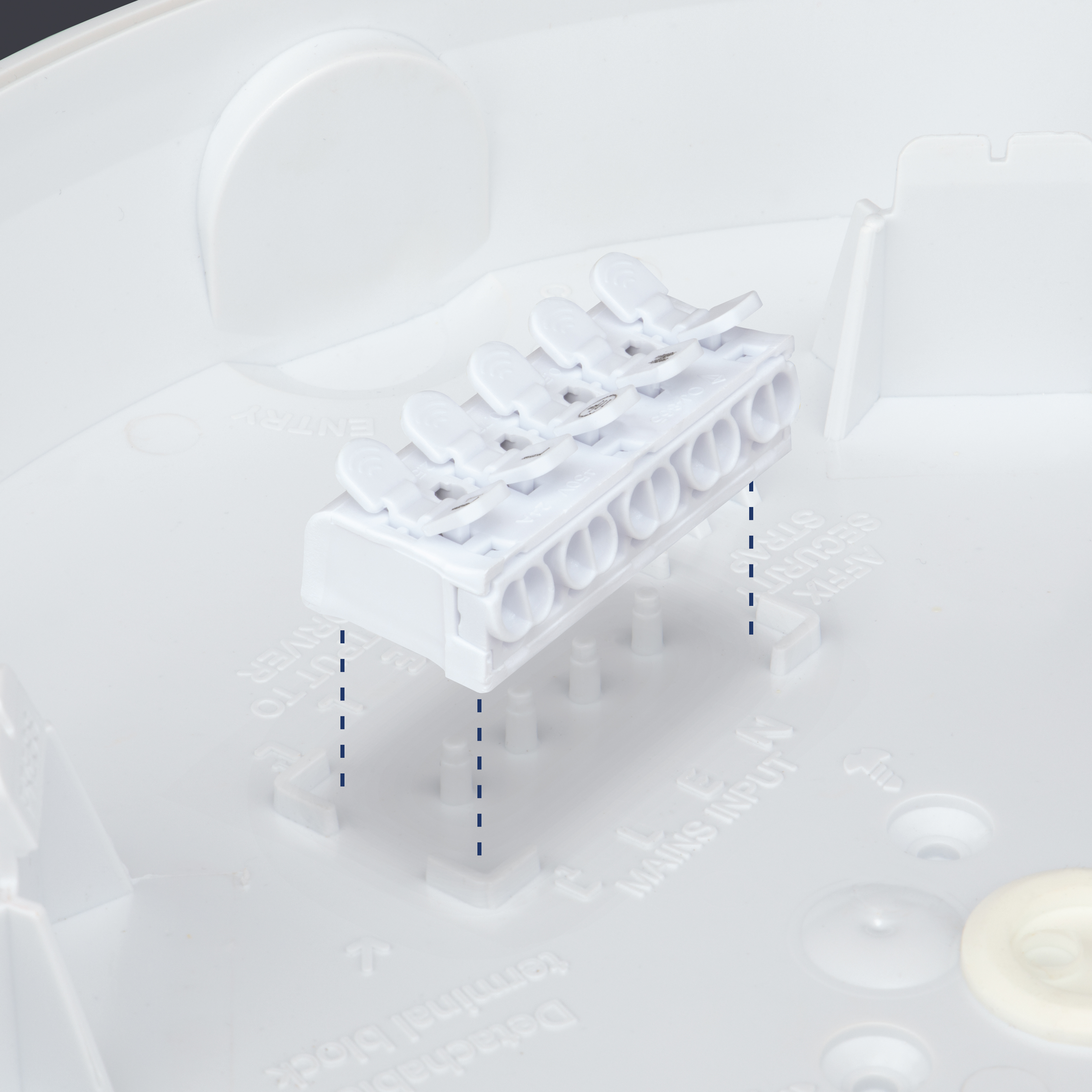 JCC 1250lm 12W LED Bulkhead Emergency Module With Microwave Sensor 3000K Warm White