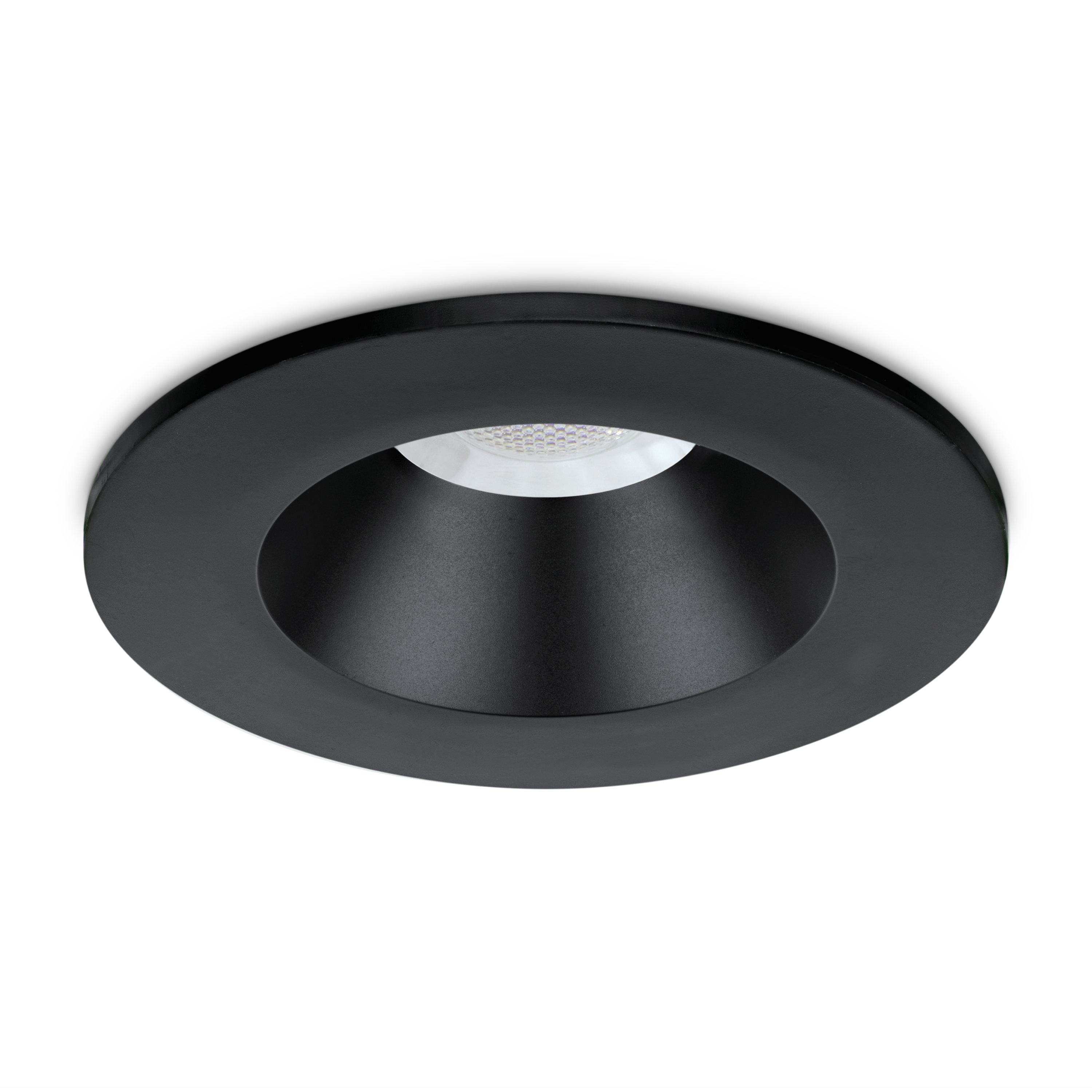 JCC V50 Pro Recessed Anti-Glare 6W IP65 Fire Rated LED Downlight Black 3000/4000k