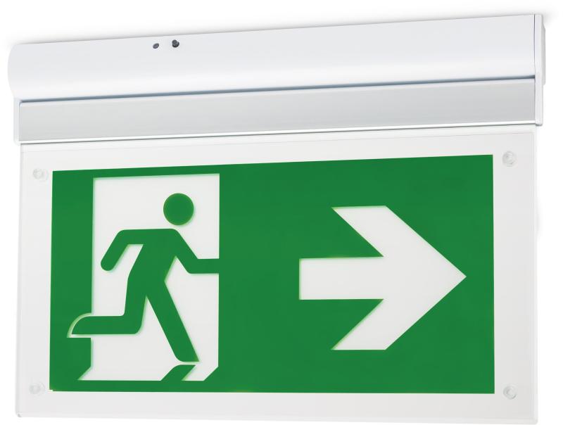 JCC 50lm 3W LED Emergency Exit Wall Blade 6000K