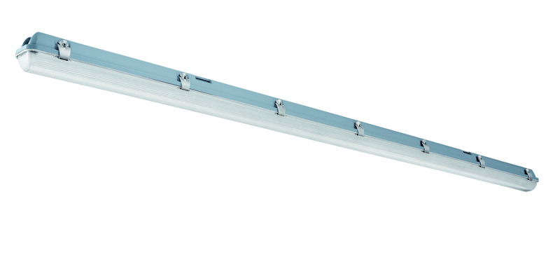 JCC 4300lm 35W ToughLED 6ft Single Non Corrosive Emergency Batten Frosted IP65 4000K