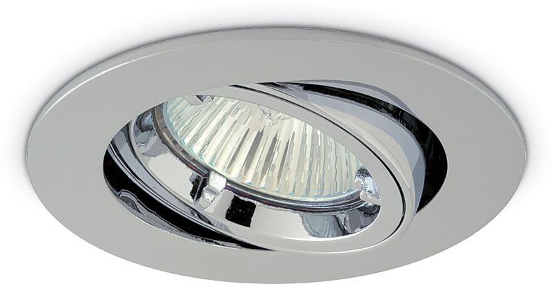 JCC 50W GU10 Fire Rated Tilt Downlight IP20 Chrome