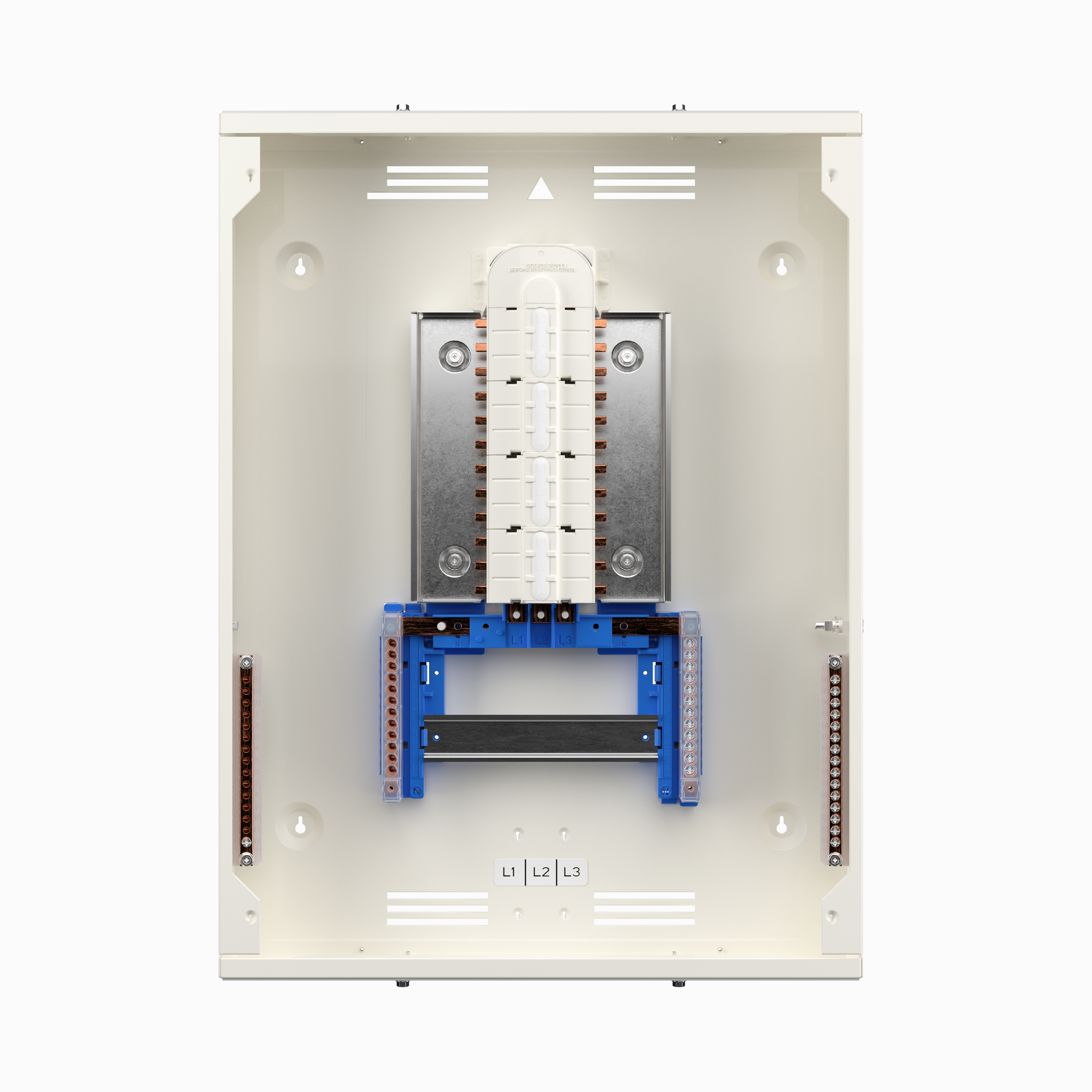 Hager 8 Way 125A TP+N Type B Distribution Board Without Incomer