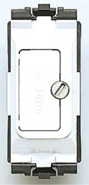 MK Grid 13A Fused Spur Module White