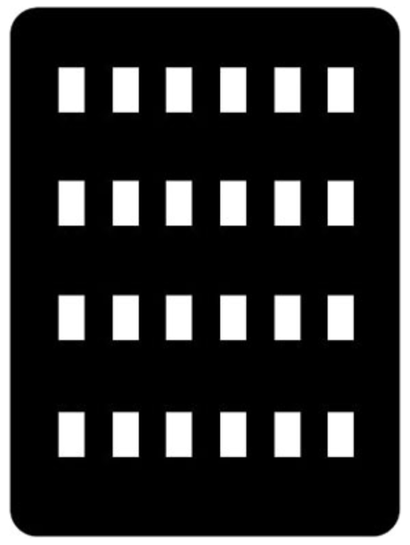 MK Grid 24 Gang Steel Knockout Surface Box