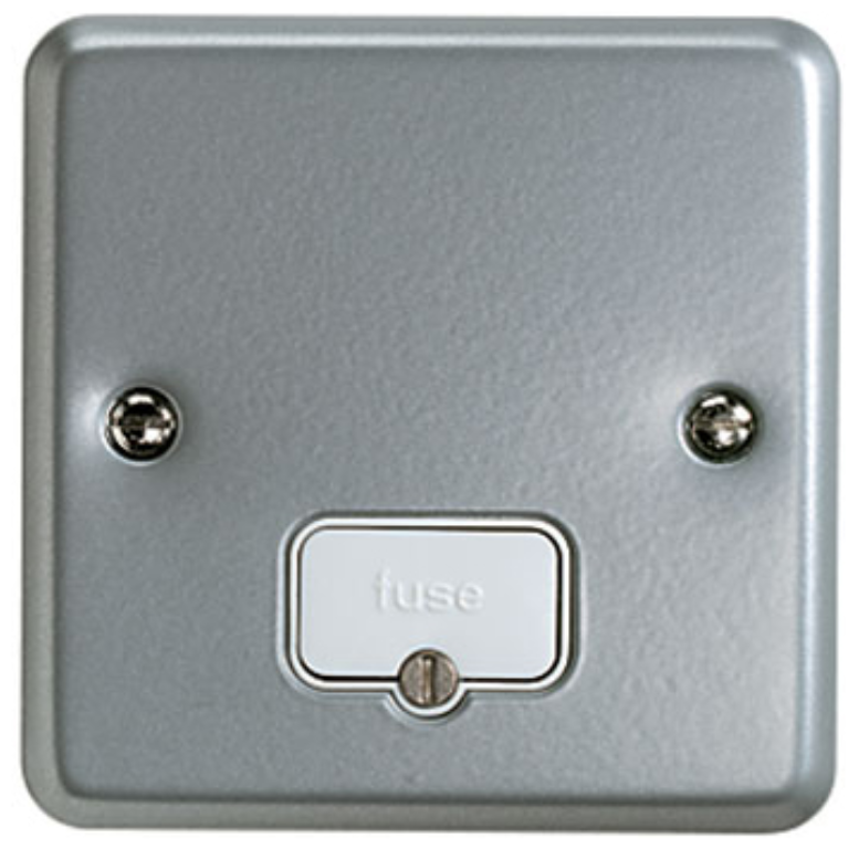 MK Metalclad Plus 13A Unswitched Fused Spur Metal Clad