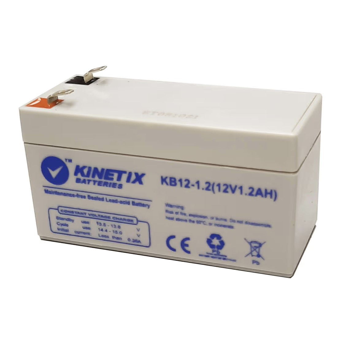 Kinetic 12v 1.2AH Alarm Battery