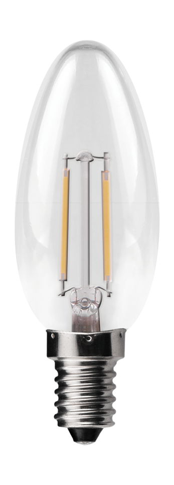 Kosnic 240lm 2W E14 LED Non Dimmable Filament Candle Lamp 2700K Warm White