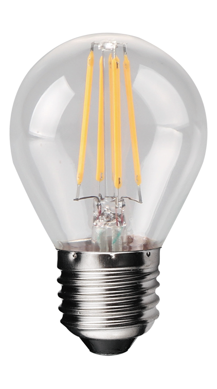 Kosnic 380lm 4W E27 LED Non Dimmable Filament Golf Lamp 2700K Warm White