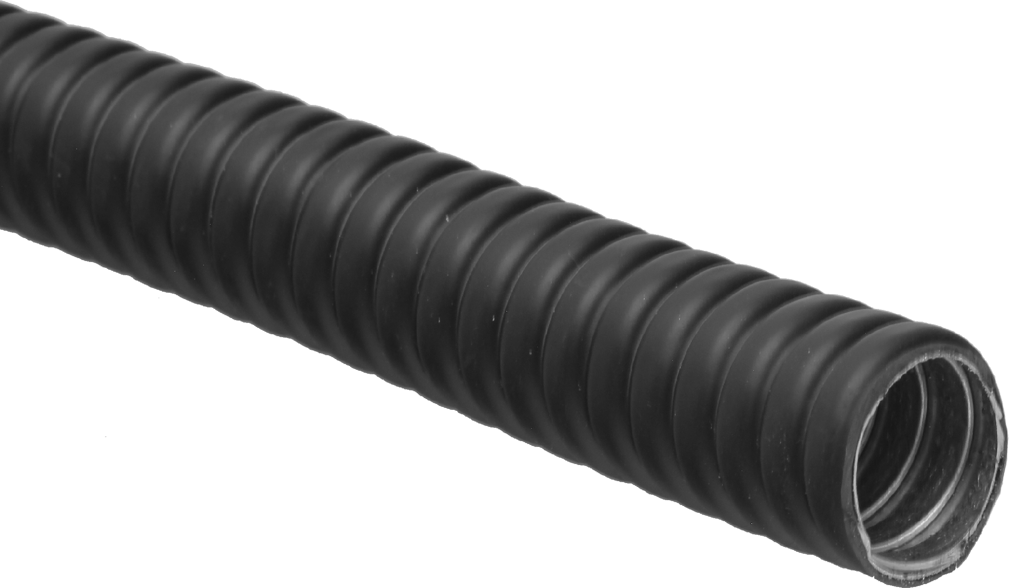 Koreflex 25mm PVC Coated Galvanised Steel Flexible Conduit Black IP54 10m